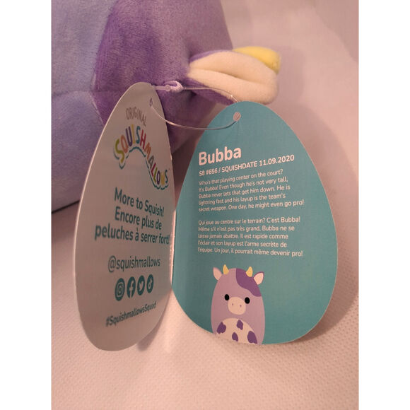 Squishmallow 7" Bubba Cow Farm Squad Squishy Soft Plush Toy Stuffed Animal NEW - Picture 7 of 8